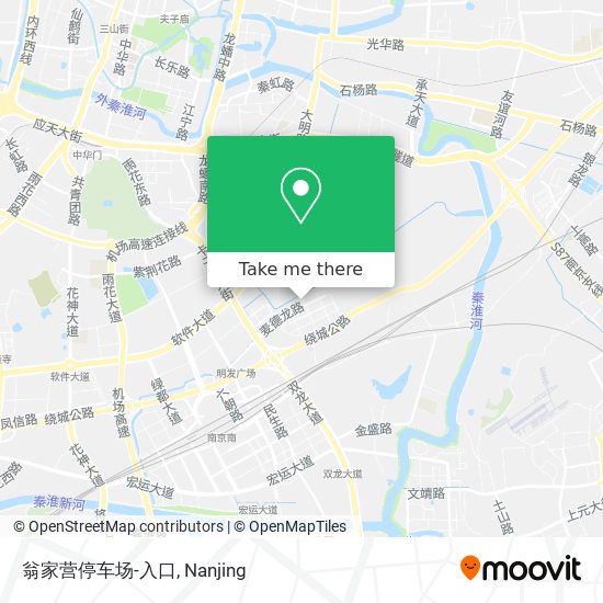 翁家营停车场-入口 map