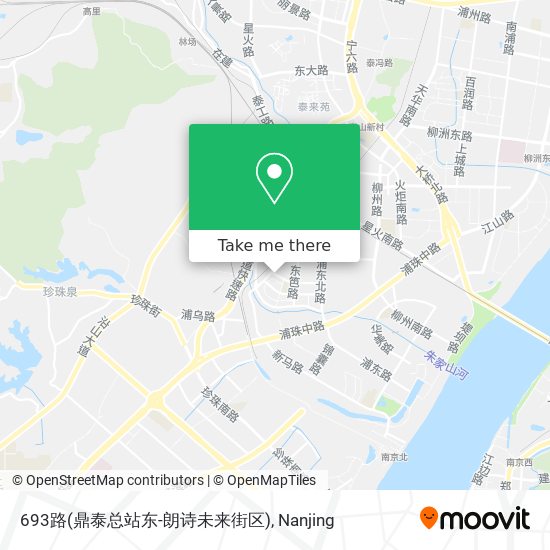 693路(鼎泰总站东-朗诗未来街区) map