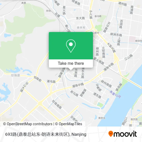 693路(鼎泰总站东-朗诗未来街区) map