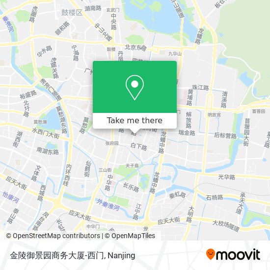金陵御景园商务大厦-西门 map