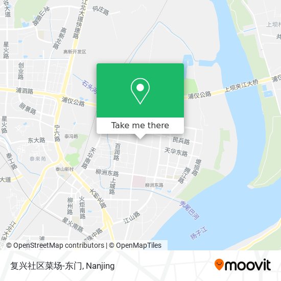 复兴社区菜场-东门 map