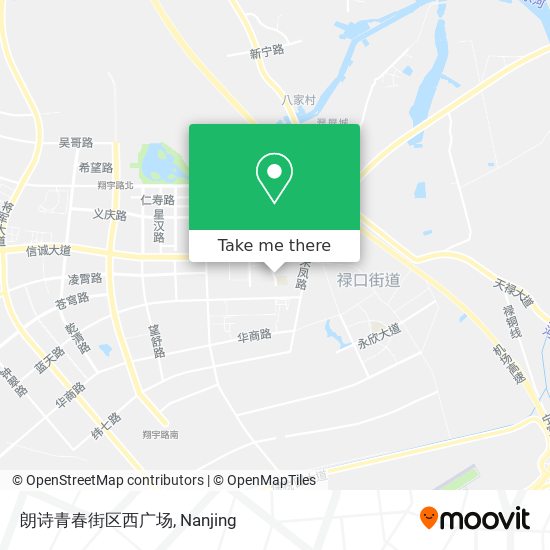 朗诗青春街区西广场 map