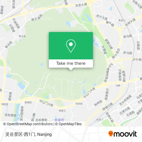 灵谷景区-西1门 map