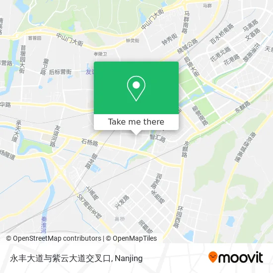 永丰大道与紫云大道交叉口 map