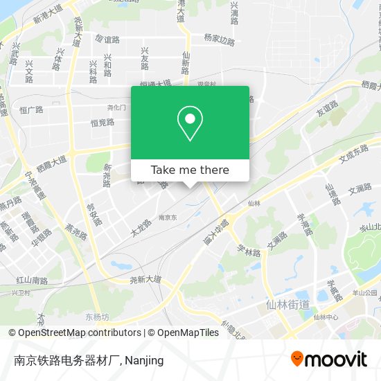 南京铁路电务器材厂 map