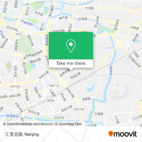 汇景北路 map