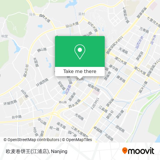 欧麦卷饼王(江浦店) map
