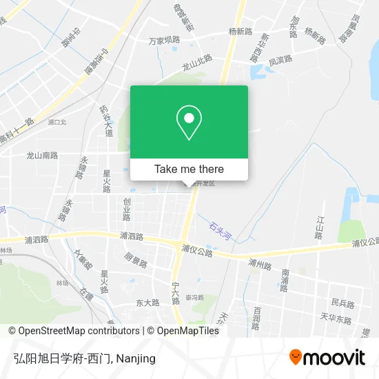 弘阳旭日学府-西门 map