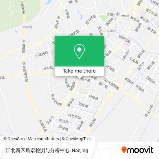 江北新区质谱检测与分析中心 map