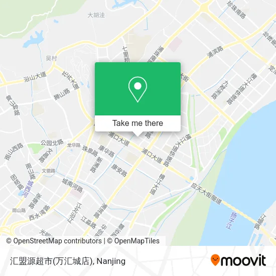 汇盟源超市(万汇城店) map