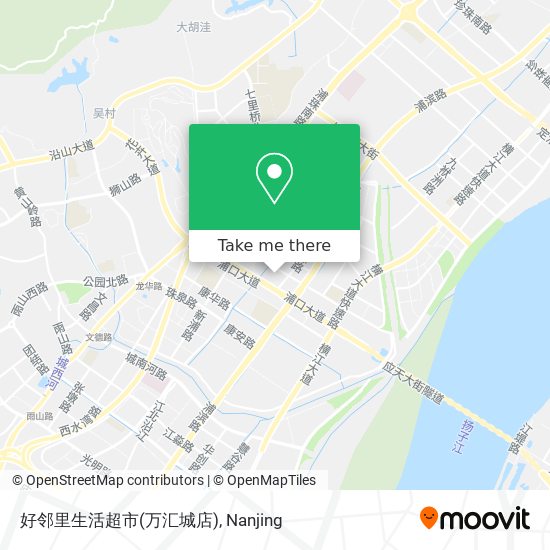 好邻里生活超市(万汇城店) map