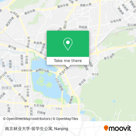 南京林业大学-留学生公寓 map