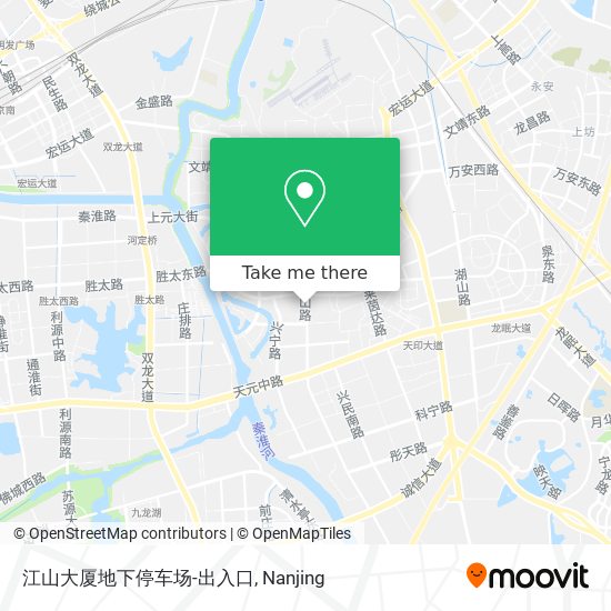 江山大厦地下停车场-出入口 map