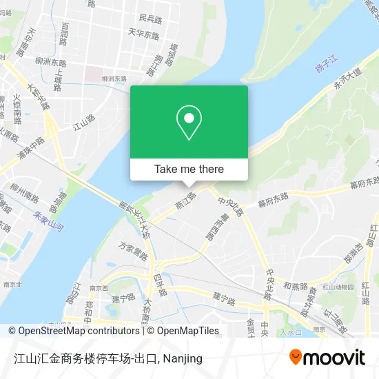 江山汇金商务楼停车场-出口 map