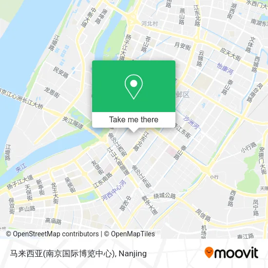 马来西亚(南京国际博览中心) map