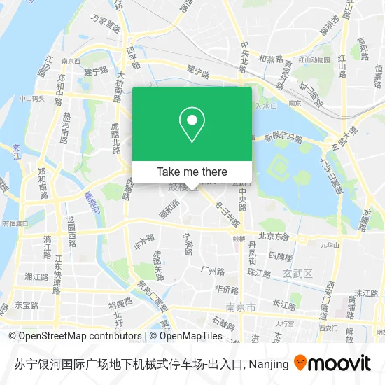 苏宁银河国际广场地下机械式停车场-出入口 map