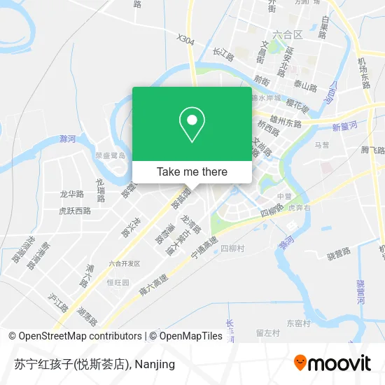 苏宁红孩子(悦斯荟店) map