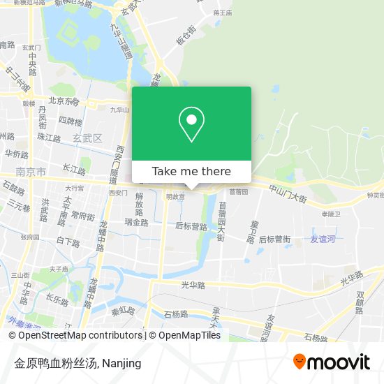金原鸭血粉丝汤 map