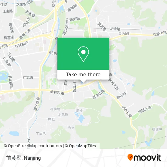 前黄墅 map