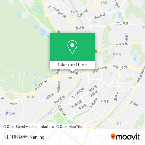 山咔咔烧烤 map