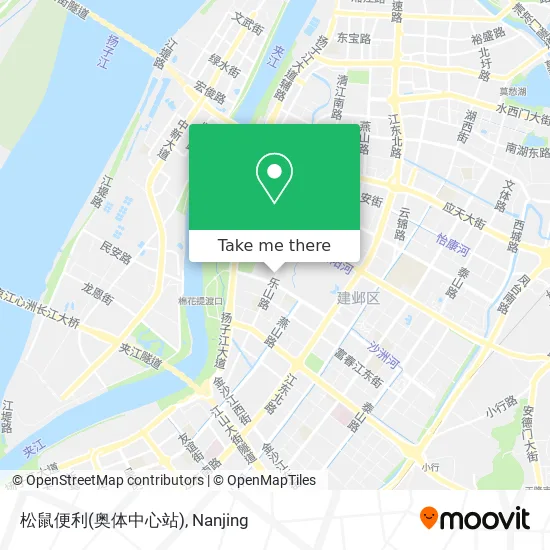 松鼠便利(奥体中心站) map