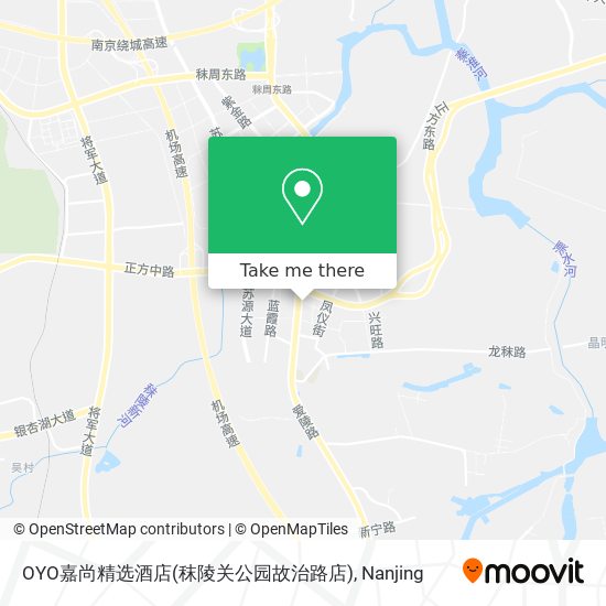 OYO嘉尚精选酒店(秣陵关公园故治路店) map