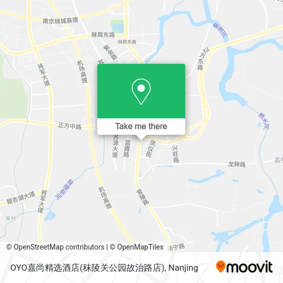 OYO嘉尚精选酒店(秣陵关公园故治路店) map