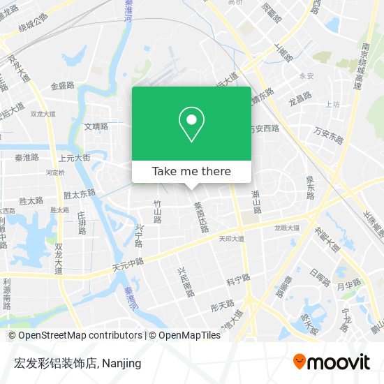 宏发彩铝装饰店 map