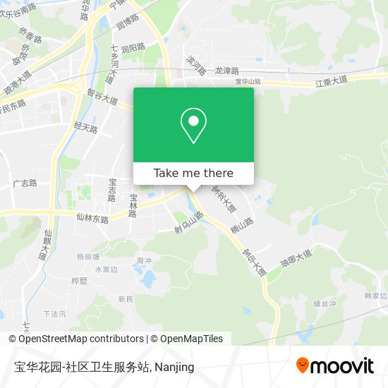 宝华花园-社区卫生服务站 map