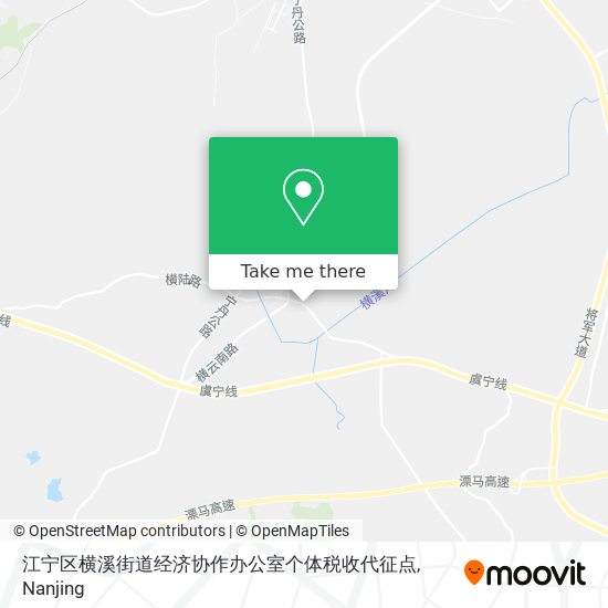江宁区横溪街道经济协作办公室个体税收代征点 map