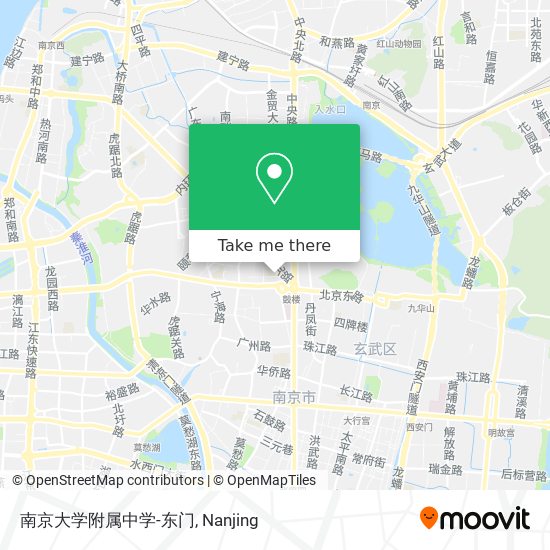 南京大学附属中学-东门 map