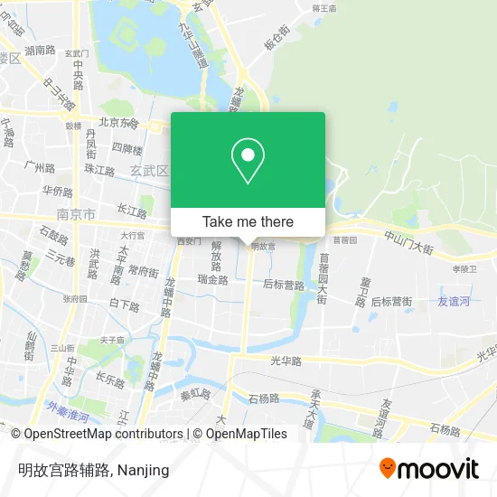 明故宫路辅路 map