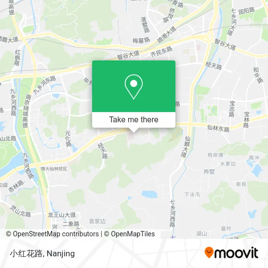 小红花路 map