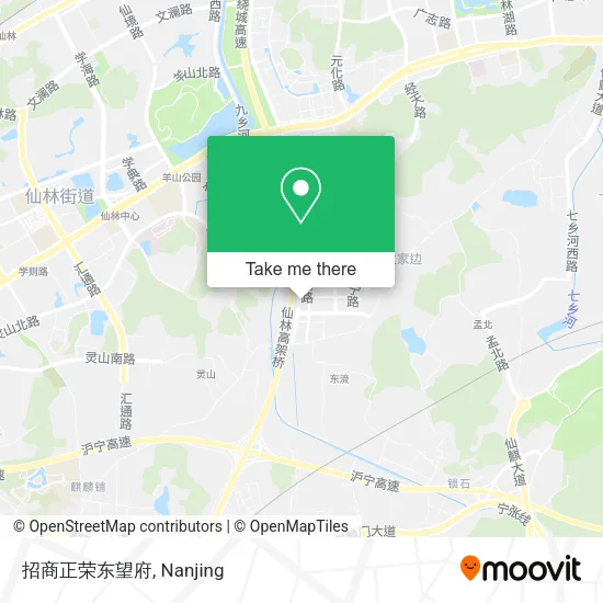招商正荣东望府 map