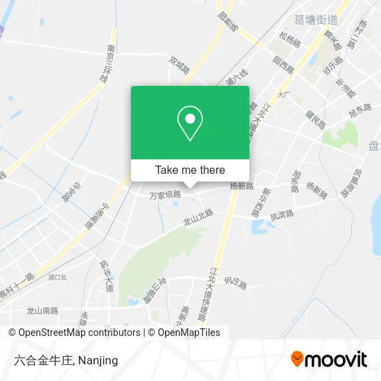 六合金牛庄 map