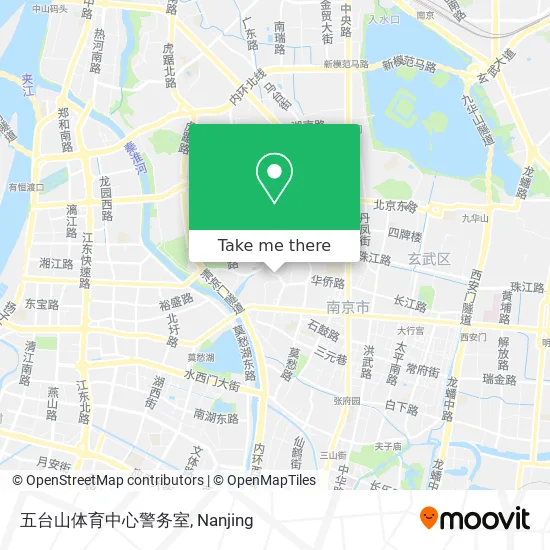 五台山体育中心警务室 map