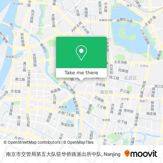 南京市交管局第五大队驻华侨路派出所中队 map
