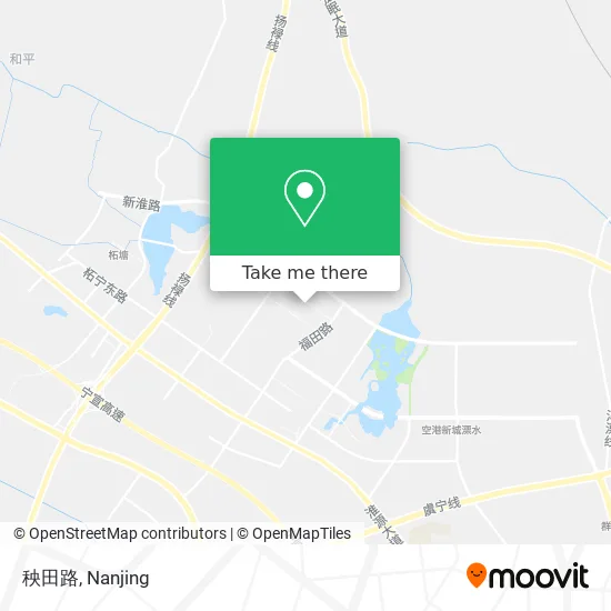 秧田路 map