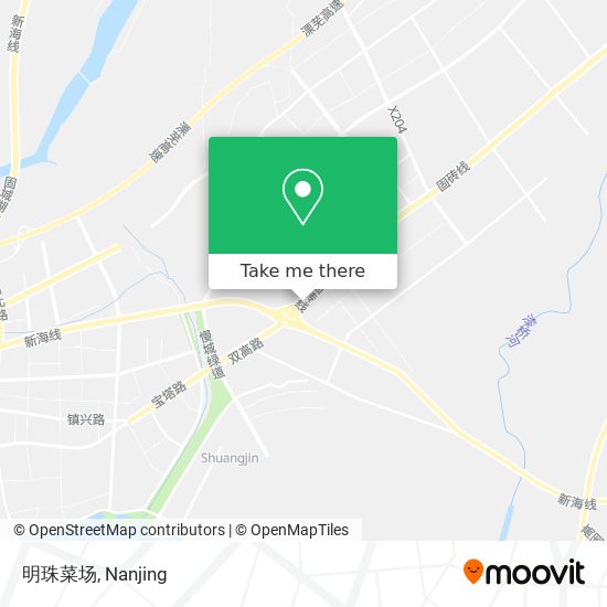 明珠菜场 map