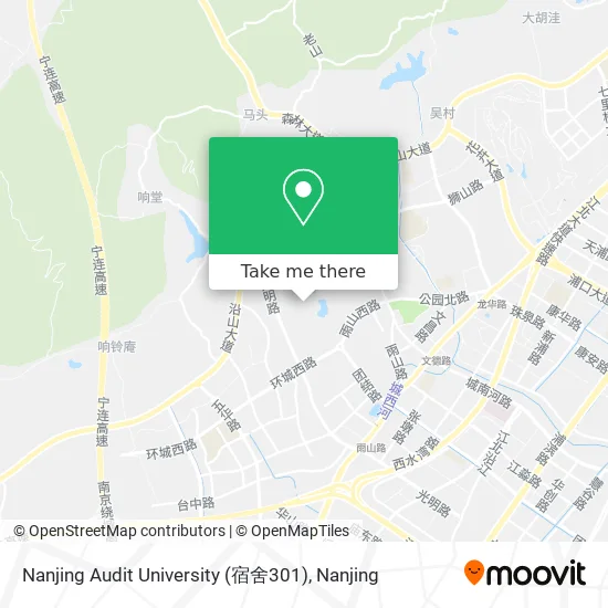 Nanjing Audit University (宿舍301) map