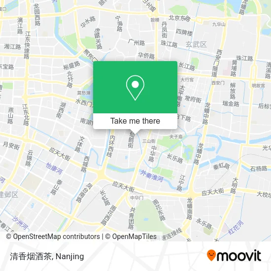 清香烟酒茶 map