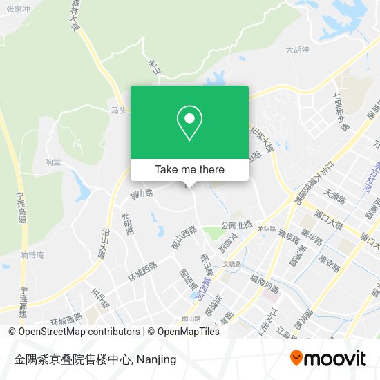 金隅紫京叠院售楼中心 map