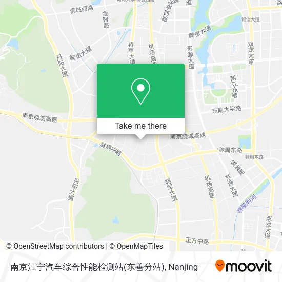 南京江宁汽车综合性能检测站(东善分站) map