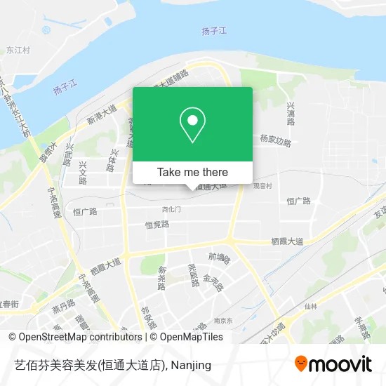 艺佰芬美容美发(恒通大道店) map