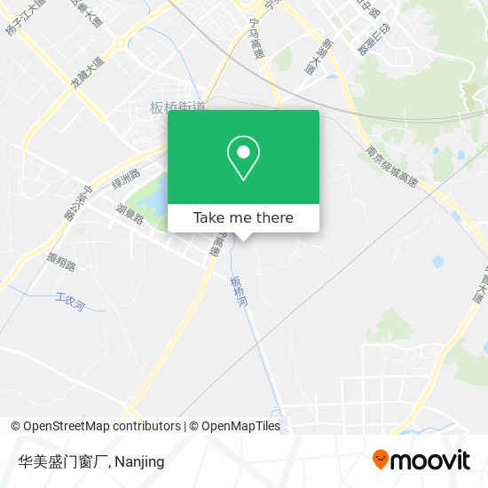 华美盛门窗厂 map