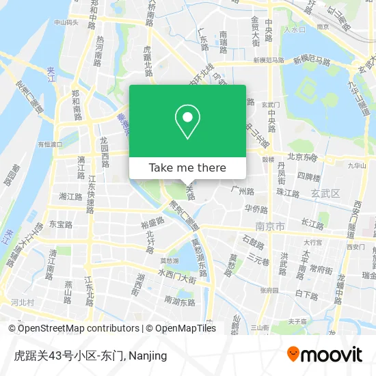 虎踞关43号小区-东门 map