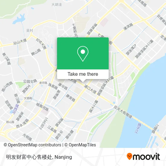 明发财富中心售楼处 map