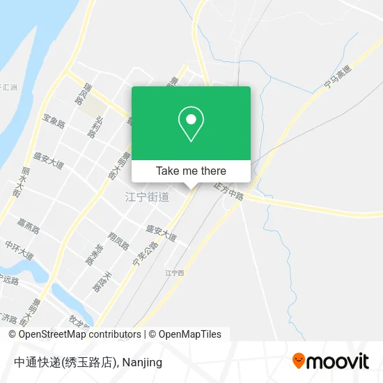 中通快递(绣玉路店) map