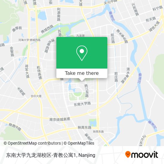 东南大学九龙湖校区-青教公寓1 map