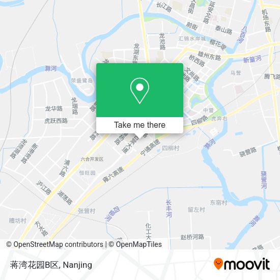 蒋湾花园B区 map